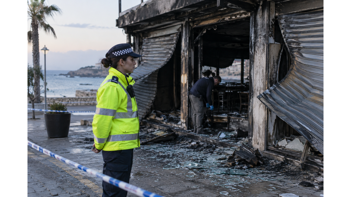 Explosion damages tavern in Pyrgos, Limassol