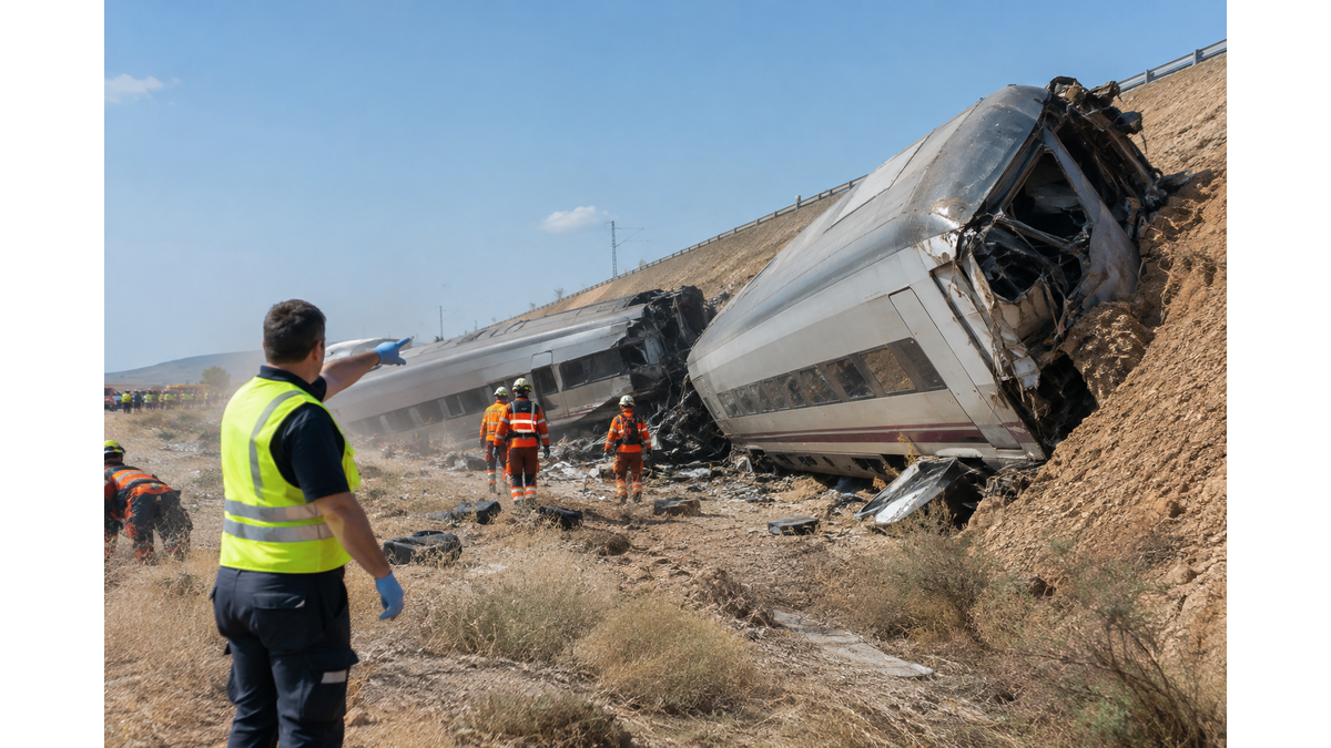 Serious train accident in Spain: Carriages derailed - Fears of fatalities (video)