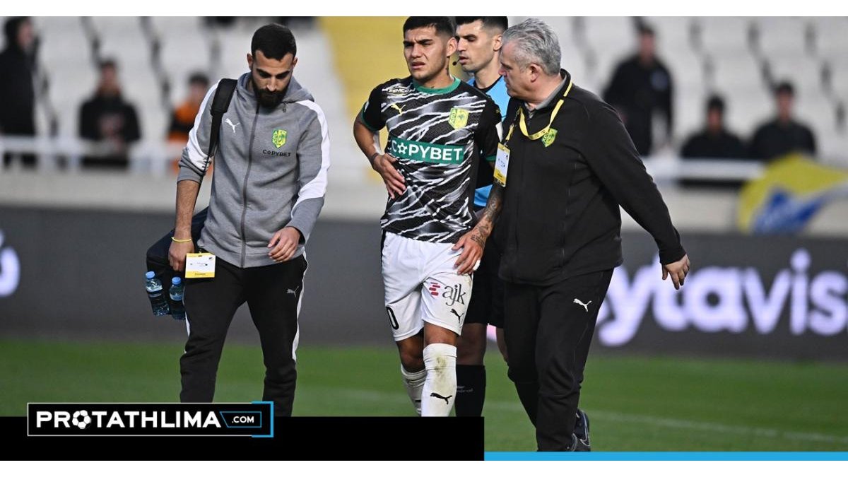 Enzo Cabrera resumes training with AEK following injury
