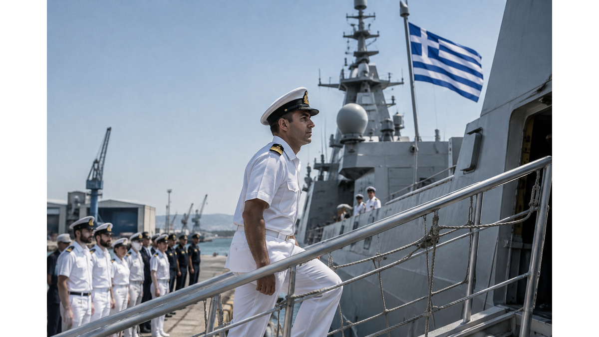Η Ελλάδα ενέταξε επίσημα τη δεύτερη φρεγάτα Μπελαρά «Νέαρχος» στον στόλο της